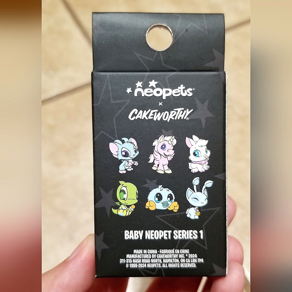 Neopets x Cakeworthy Baby Neopet Series 1 Mystery Pin